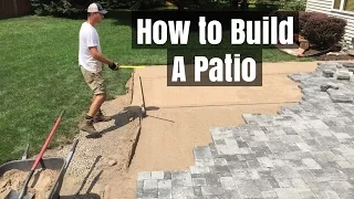 How to Build a Patio - An easy Do it Yourself Project