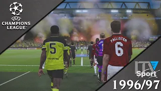 UEFA Champions League Semi Final | Borussia Dortmund v Man Utd | PES 2021 96/97 Season