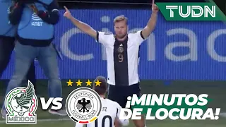 ¡MINUTOS DE LOCURA! Dos jugadas y dos goles | México 2-2 Alemania | Amistoso Internacional | TUDN