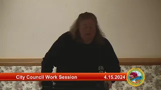 4.15.2024 City Council Work Session RE: South Meeting House