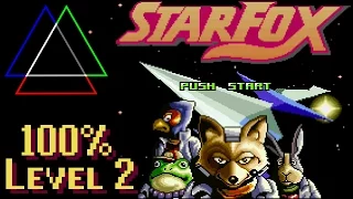 [ Star Fox — SNES ] Level 2 - 100% Score