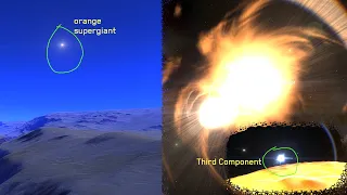 HR 5171 Orange or Yellow supergiant (binary) in Space Engine