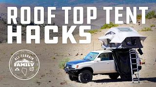 3 Roof Top Tent Hacks You Can't Live Without!