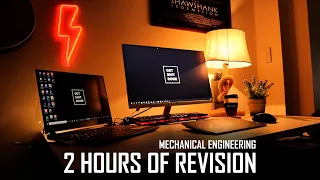 2 HOUR STUDY WITH ME + LOFI | *Mechanical Engineering Student*