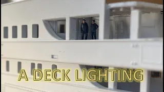 Radio Control Trumpeter 1:200 Titanic Build Part 37 - A Deck Exterior Lights  Part I