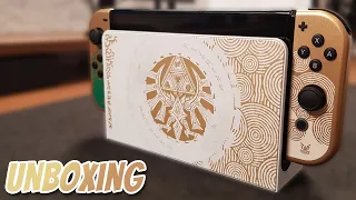 📦 UNBOXING der ZELDA: TEARS OF THE KINGDOM Nintendo Switch OLED Special Edition