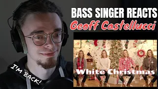 Bass Singer Reacts: Geoff Castellucci - White Christmas | Merry Chrysler!