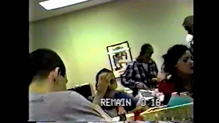 Beastie Boys-Boston , MA Backstage Video At The Dinner Table Boston , MA 1995