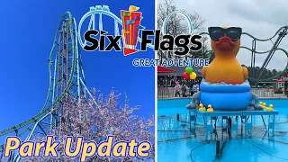 Opening Day at Six Flags Great Adventure! | Park Update & VLOG | April 2023