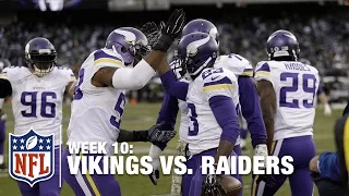 Adrian Peterson 80-Yard TD + Terrence Newman INT = Vikings Win! | Vikings vs. Raiders | NFL