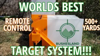 WORLDS BEST TARGET SYSTEM! REMOTE CONTROL. RESETTING. 500+ YARDS. AIRGUNS. SHOOTING. BUSHESLAND