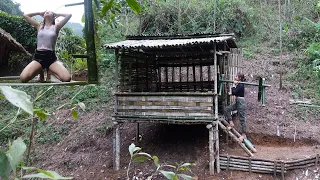 BAMBOO HOUSE: How To Build Bamboo House 2024 | Bushcraft