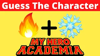 Guess The MY HERO ACADEMIA Character by Emoji Quiz  (Ultimate Anime Quiz)