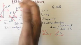 UP1 (12 D) Static equilibrium with ladders