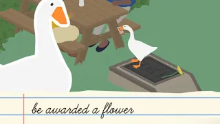 be awarded a flower [ Untitled Goose Game FAST Walkthrough ]