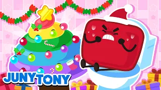 Marshmallows’ Colorful Christmas Poo | 🌈🎅🏼 Rainbow Poo Poo Song | Kids Holiday Songs | JunyTony