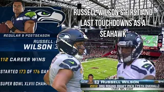 Russell Wilson’s First and Last TD’s as a Seahawk