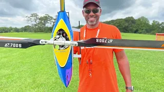 NEW AZURE 700S Rotor Blades Hover Comparison to 3D Blades