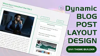 Divi Dynamic Blog Post Template Design By DIVI THEME BUILDER