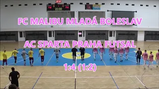 FC MALIBU MLADÁ BOLESLAV - AC SPARTA PRAHA FUTSAL 1:4 (1:2) přípravné utkání