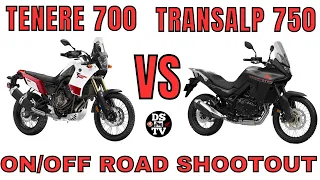 Honda Transalp 750 vs Yamaha Tenere 700 On and Off Road Comparison Shootout