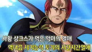 [원피스 분석]역대급 사기능력 시간시간열매의 후대 능력자 그리고 샹크스가 먹은 악마의 열매