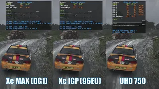 Xe MAX (DG1) - Xe G7 (IGP) - UHD 750 // Half Life 2, DiRT Rally, Dota 2, Doom 2016