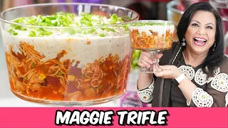 Ramadan 2024 Iftar Special Recipe Hakkah ya Maggie Noodle Trifle in Urdu Hindi - RKK