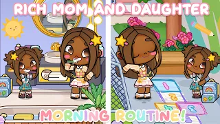 Rich Mom And Daughter *MORNING ROUTINE* ☀️ || With Voice 🔊|| Avatar World Roleplay