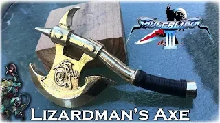 MINI Brass Casting Lizardman's Axe - Soul Calibur 3: DIY