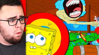 Reacting to SPONGEBOB vs SIREN HEAD Attack!