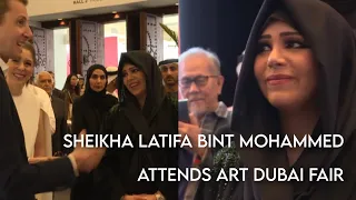 Sheikha Latifa Bint Mohammed Bin Rashid Al Maktoum At ART DUBAI 2023 Fair in Abu Dhabi