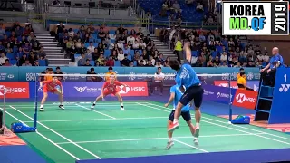Badminton Best Angle. Right behind the match.