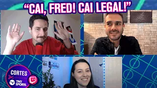 BECHLER E FRED CALDEIRA DRIBLAM SUPERCHAT ENGRAÇADINHO NO MFM! | CORTES TNT SPORTS