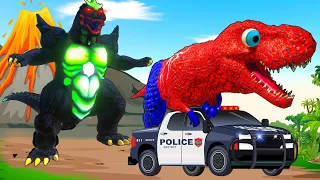 Rescue SHIN GODZILLA EARTH From GODZILLA & KONG: The Battle Against Digestive System - ARBS FUNNY