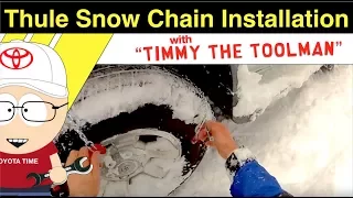 Thule XG-12 Pro Deluxe Snow Chains Installation & Removal