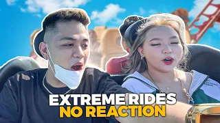 EXTREME RIDES NO REACTION CHALLENGE sa EK!! (NAGSUKA GRABE)