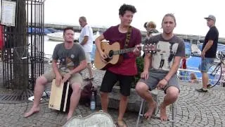 Twice "drei Cousins" 4 - Friedrichshafen Kulturufer 2014 - Strassenmusik unverstärkt