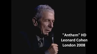 Leonard Cohen - Anthem HD 1080 (w/lyrics) London 2008