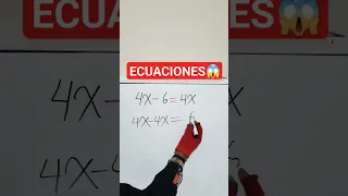 ECUACIONES ( fallidas )🛑