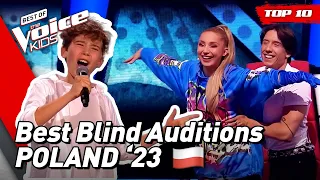 Poland '23: Best Blind Auditions on The Voice Kids | Top 10