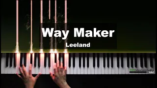 🎹Leeland - Way Maker / 큰 길을 만드시는 분 + Sheet Music (Piano Cover)🎹