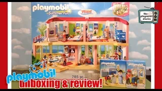 🌈 Playmobil Review of the HUGE Summer Fun Hotel and Add-on sets! 💜The Playmobil Diaries
