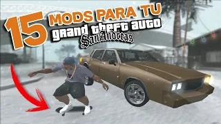 15 MODS ÚTILES e INTERESANTES que necesita tu GTA SAN ANDREAS!