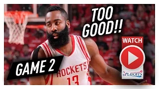 James Harden Full Game 2 Highlights vs Thunder 2017 Playoffs - 35 Pts, 8 Ast, ON A MISSON!