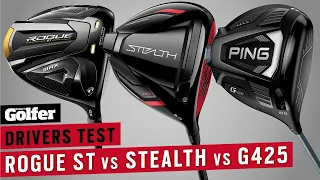 DRIVERS TEST: TaylorMade Stealth vs Callaway Rogue ST vs Ping G425