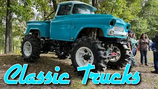 Old School Classic Trucks Bogging!