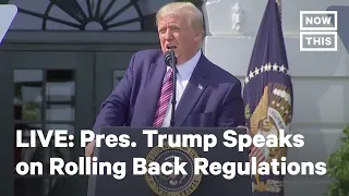 Pres. Trump Delivers Remarks Rolling Back Regulations | LIVE | NowThis