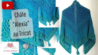 Châle  "Alexia"  au Tricot