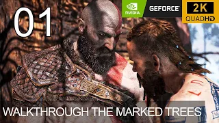 God Of War 4 Chapter 1 The Marked Trees Walkthrough Gameplay Ultra Settings PC No Commentary 1440p